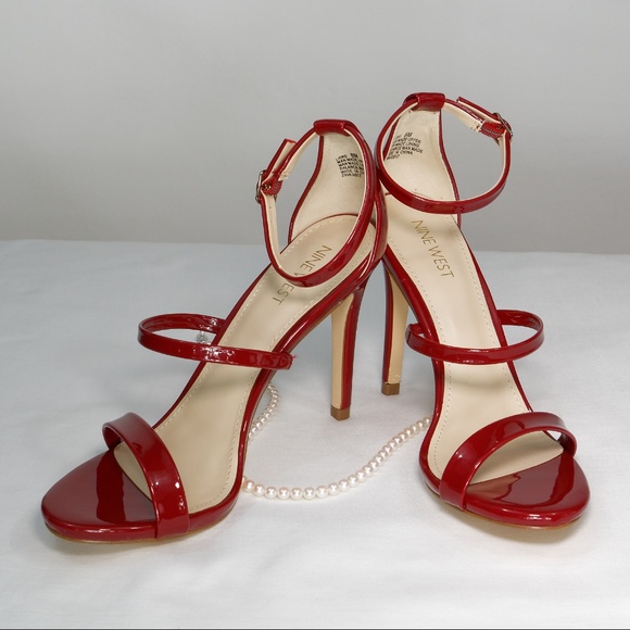 Nine West Shoes - NWOT Sexy Nine West Lioro Red Strappy Heels
